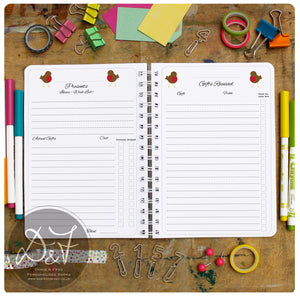 Christmas Planner - Reindeer/Robin